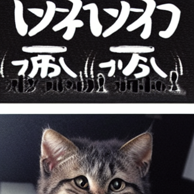 MadOverlord's tweet photo. Was pleasantly surprised to find out that #stablediffusion has a rudimentary knowledge of Japanese! Here are some results of the prompt "庭で遊ぶ幸せな黒猫" ("a happy black cat playing in a garden"). https://t.co/idn4dqqaty