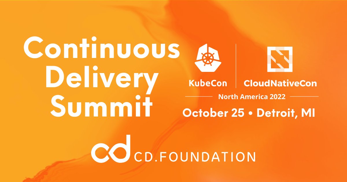 AdamBKaplan's tweet photo. I'm excited speak about @shipwrightio and more at #CDSummit. Come check us out if you are heading to #KubeCon NA 2022! https://t.co/SacK0kHPw0 https://t.co/bfswBjS7oQ
