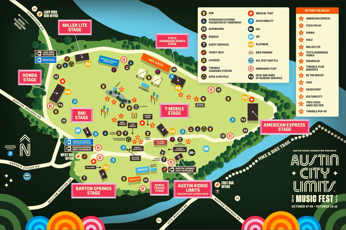 ACL Fest map