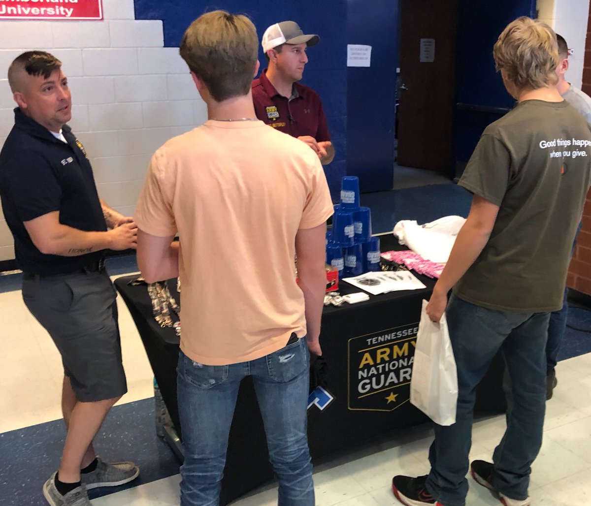 Creek Wood's College and Career Fair. Great Success! We love all of our reps. #seniorredhawks planning for the future. <a href="/utmartin/">UT Martin</a> @TennesseeGuard <a href="/OleMiss/">Ole Miss</a>