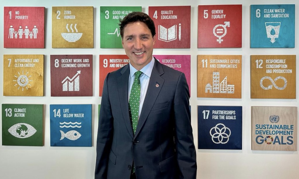 “The 17 Sustainable Development Goals aim to create a world that is fair, equal and peaceful.” - Co-Chair of the #SDGAdvocates and Prime Minister of Canada, @JustinTrudeau