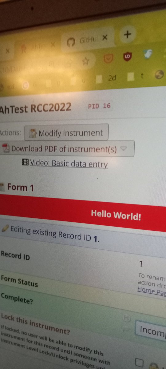 ahetey's tweet photo. Hello World.. Coding/External Modules after-hours session #redcapcon https://t.co/8K84oElGNh