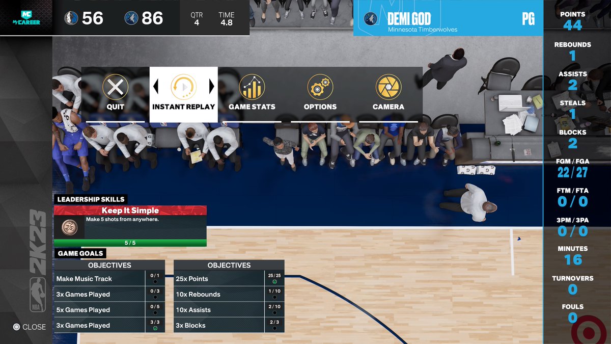 ElGeniaco's tweet photo. 24K Puntos de finalizacion en 16 minutos... Not bad #PS5Share, #NBA2K23 https://t.co/FqLpGIc0W6