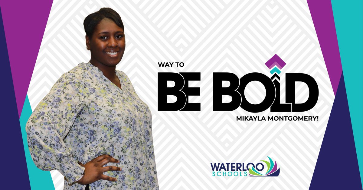 WaterlooSchools's tweet photo. Congratulations to our very own Mikayla Montgomery being named for the Courier's class 2022 20 Under 40 Awards! Montgomery is an Assistant Principal at the Dr. Walter Cunningham School for Excellence. #BeBold https://t.co/EFlMCIvgsD https://t.co/vDUNmM7rqh
