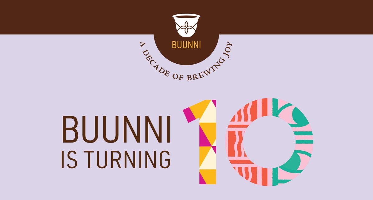We are so, so excited to celebrate Buunni's ten year anniversary with you all this Sunday, September 25th from 10am-1PM at Stan Michels Promenade in Fort Tryon Park.

We will be serving coffee, snacks, and sweet treats!