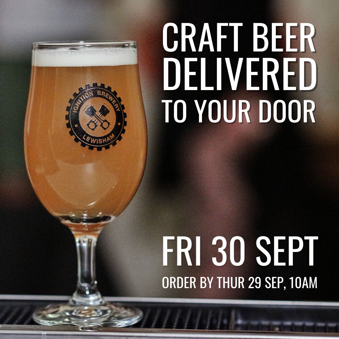 Calling last orders for September home deliveries! If you'd like a case or two of our bottled #craftbeers to arrive on your doorstep this Friday, order by 10am TOMORROW, Thursday 29 September. Info & order form, here: ignition.beer/home-delivery/ #HomeDelivery #BeerOrders