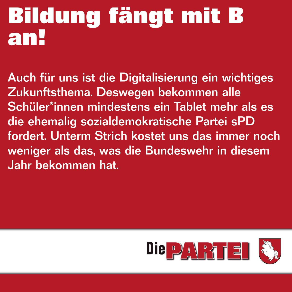 Die PARTEI Niedersachsen tweet media