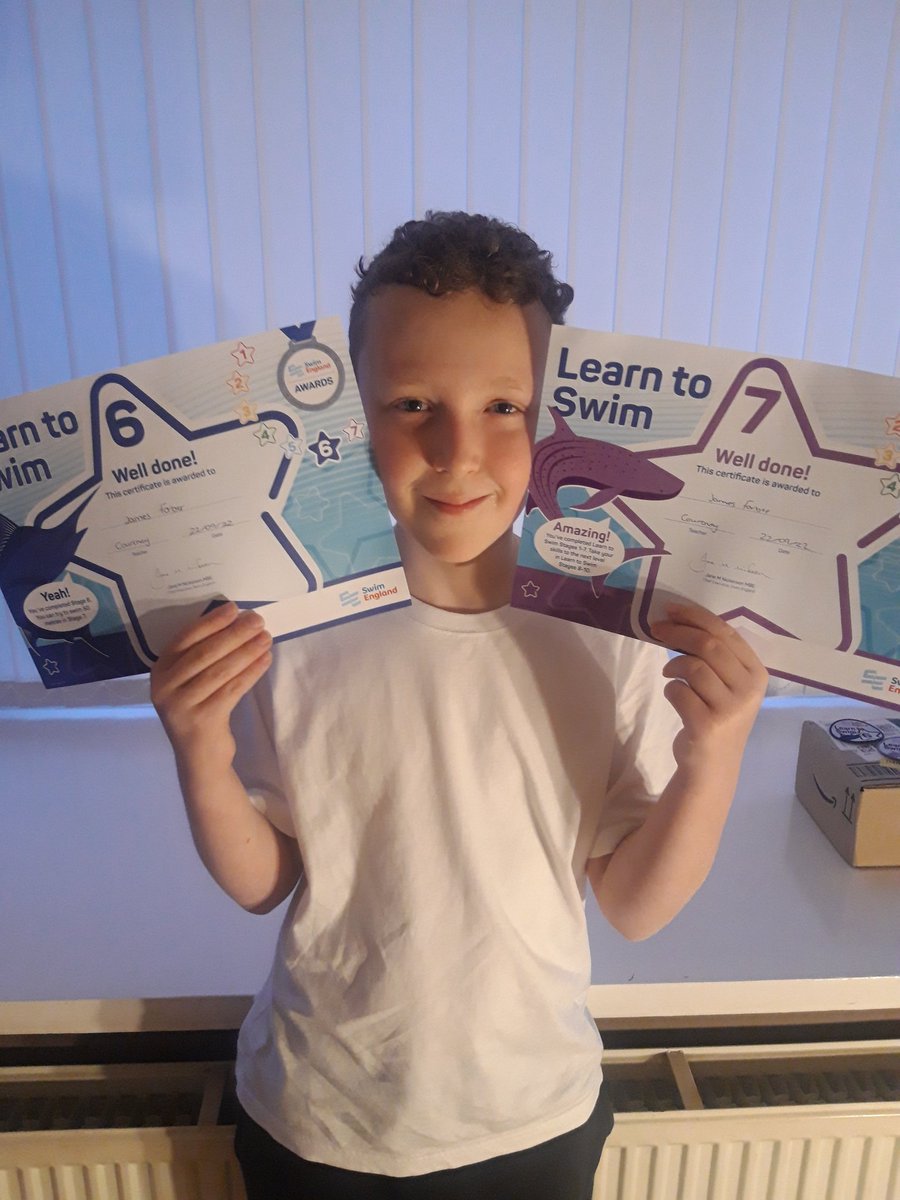 forber_janet's tweet photo. James achieved his level 6 and 7 swimming award this evening. Huge achievement for James - well done ❤
@parishschool1 @Mr_Campbell2 https://t.co/N94KslTtPH