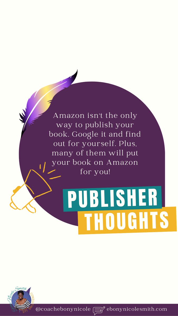CoachEbNic's tweet photo. There's more than one way to get your book published.
#Google is truly useful when on your journey to becoming a published author.
Use it!
#Coachebonynicole #BookCoach #publisherthoughts #writingcommunity #BookPublisher #publishingengineer https://t.co/Ph6ryl2352