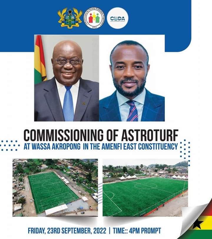 1darln's tweet photo. Another Astroturf to be commissioned tomorrow.

🤝 @NAkufoAddo 

#GovtInfrastructure https://t.co/fGUGEAEhZv