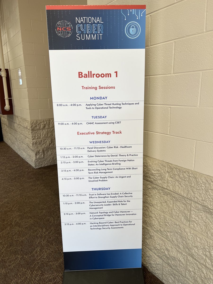 ReversingLabs's tweet photo. @ReversingLabs #SoftwareAssurance Evangelist Charlie Jones had a great time speaking about #softwaresupplychain security at this year's @NatlCyberSummit in Hunstville, AL! Special thanks to all who attended. https://t.co/HmnFzdPDtd