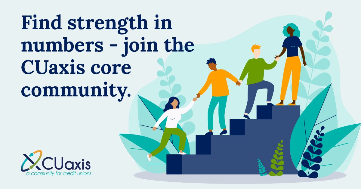 CUaxisCommunity's tweet photo. When you join the CUaxis community, you’ll have the opportunity to build bonds with other #CUs &amp; harness the power of our #values. Together, we’ll take our movement to incredible heights. Will you join us? https://t.co/QAbiR00WPf https://t.co/wbhq7ynF35