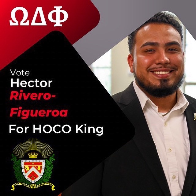 OdphiWt's tweet photo. Vote for Hector and Emily both representing Greek Life. Hector is representing Omega Delta Phi, Theta chapter very well. Emily is representing Delta Zeta ! https://t.co/rLJMSRButo