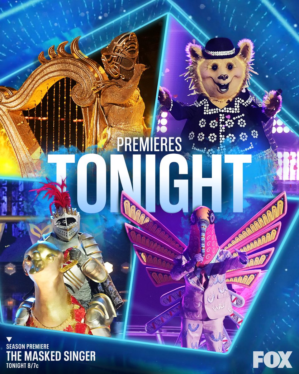 #TheMaskedSinger is back! Best of luck to all the new masks! Check out the season premiere TONIGHT 8/7c on @FOXTV