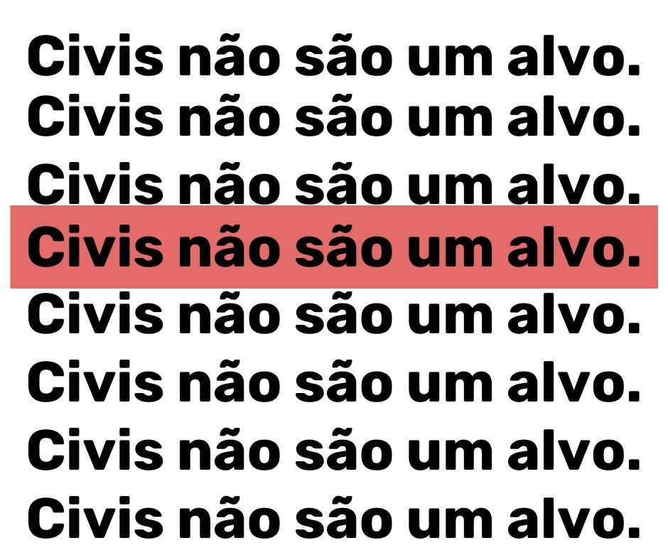 CICV_pt's tweet photo. 📢 RT!

As partes em conflito devem distinguir entre #civis e #combatentes. 

Os ataques não podem ser dirigidos contra civis. https://t.co/igI0XUhULV