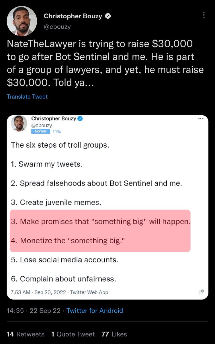 TbJax20's tweet photo. Lucky that his system can count, bouzy can't 😂 #Istandwithtug #Daddytug #TugsPickle #TUGTUGS
#IStandWithNateTheLawyer
#StopyBouzyScams
#CbouzylsAHitmanForHire
#BotSentinelLies #cryptoboujeebitch
#fcryptoboujeebitch
#Fcryptoboujee #bankruptbouzy
#payyourrent #paythedamnrent https://t.co/eLgmDuB9yX