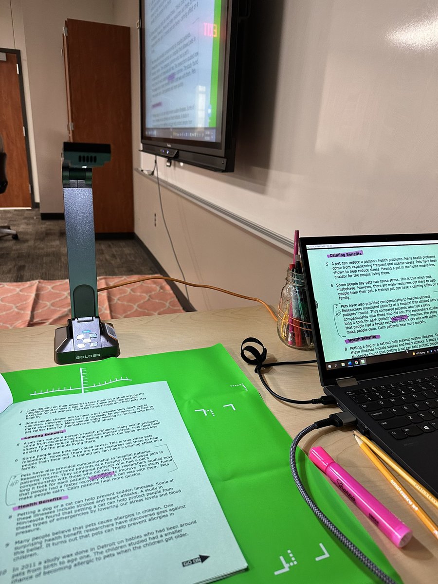 Turner_of_Pages's tweet photo. At @BleylCFISD we have a checkpoint coming up so I rolled out my #REALStrategy for taking the test ❤️❤️❤️#Brahmas #BrahmaBest #7thgradeELAR #Hovercam #ClimbingToTheTop #MovingNumbers https://t.co/m5ZGmgRm8K