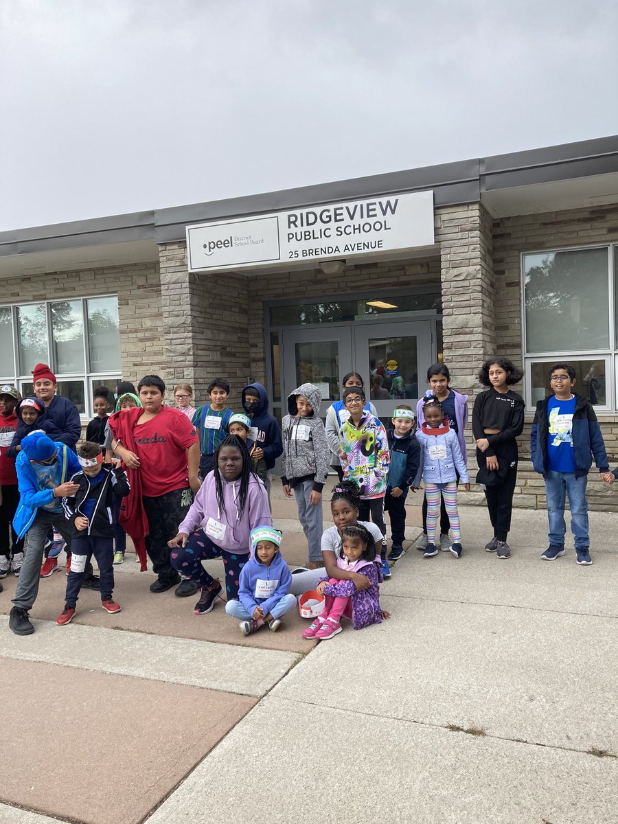 Had a great time walking for Terry Fox with our grade 1 friends from Mrs. George’s class:)