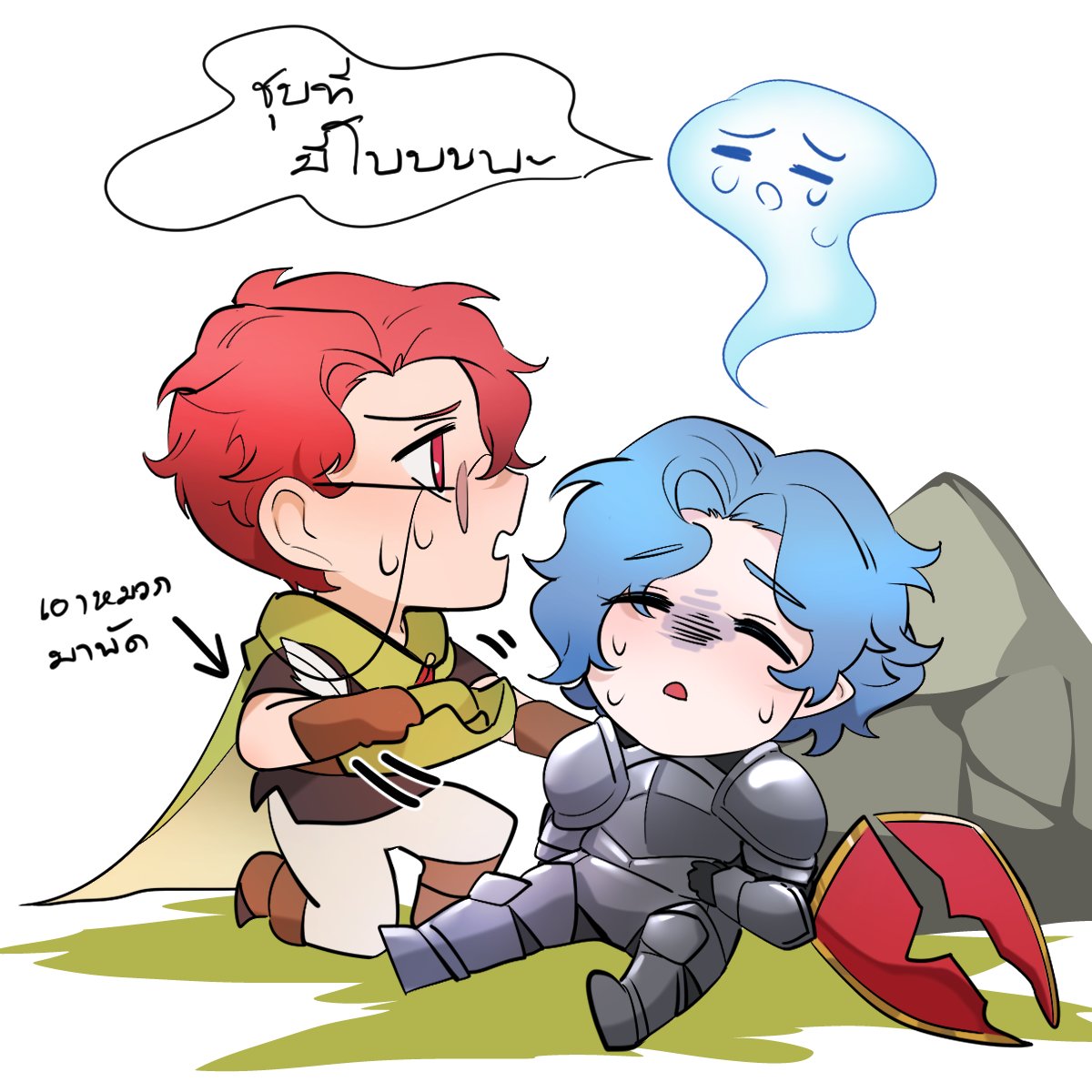 ATSR_Cleve's tweet photo. #ATSR3_Event2 
(วาดเจ้าพวกเพื่อนๆอัศวินผู้น่าสงสารค่ะ555555)

@ATSR_Miguel 
@ATSR_Kana https://t.co/ev03kj7D3W