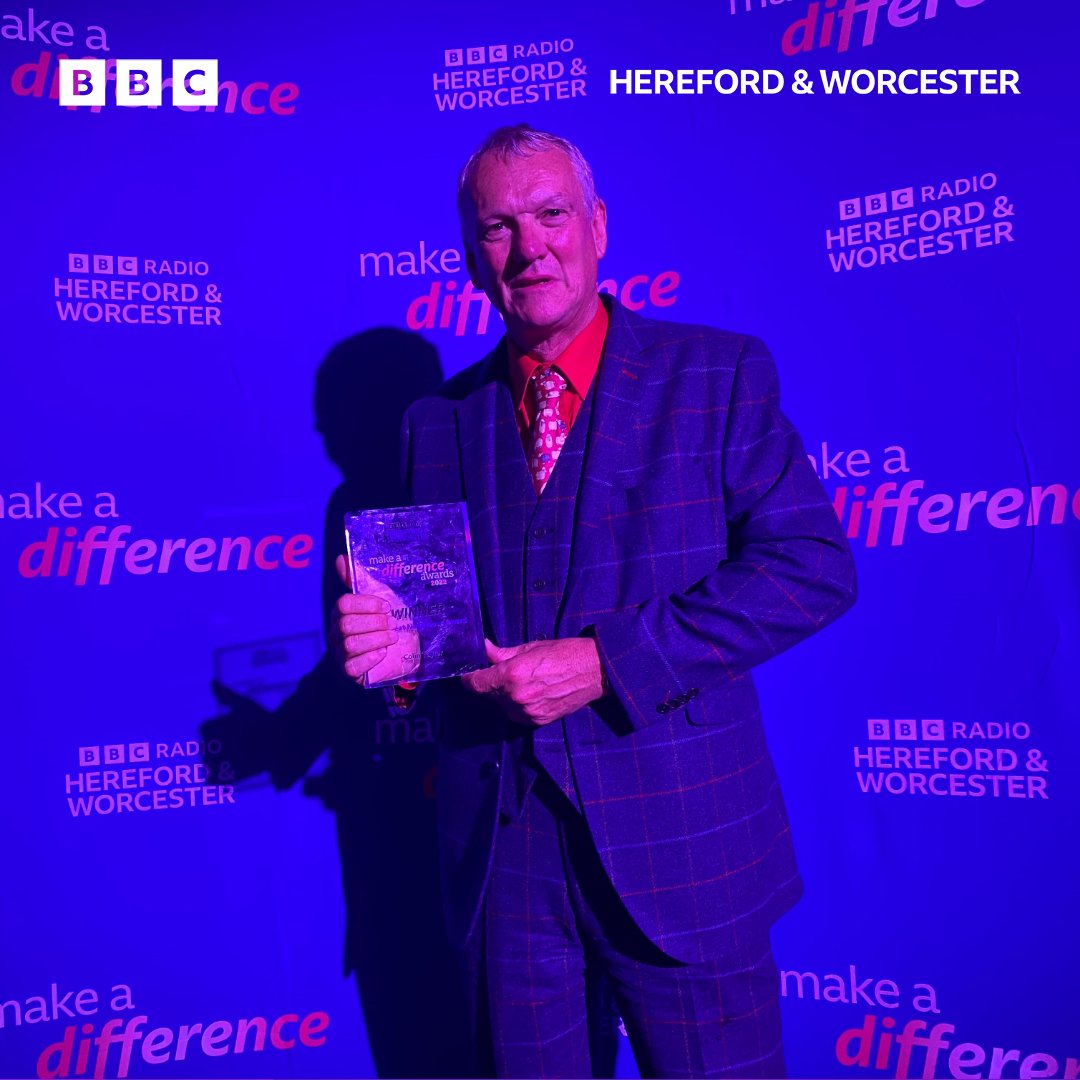 bbchw's tweet photo. Well done Colin Taylor, winner of our Great Neighbour award 🏆🤩🥰#Hereford
#BBCMakeADifference #BBCMakeADifferenceAwards https://t.co/f4NjpDnbpI