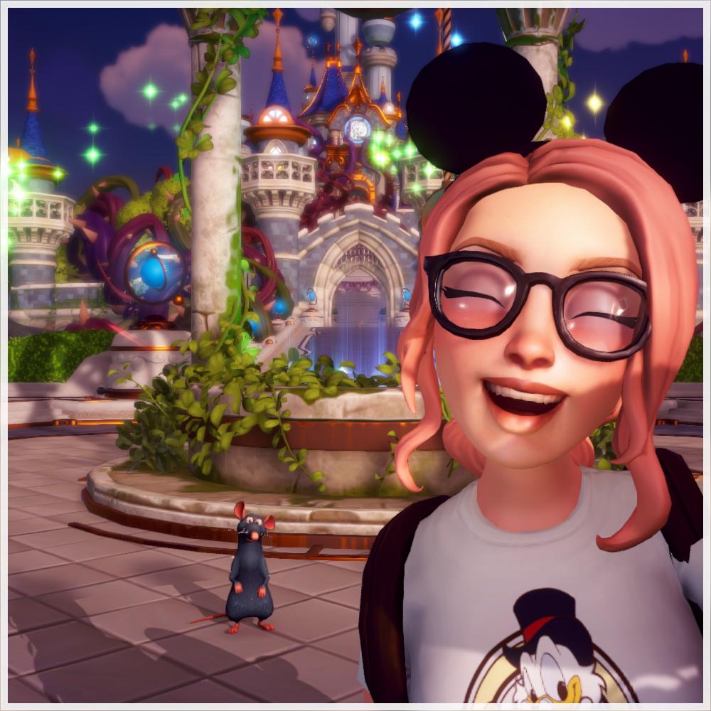 atomality's tweet photo. @DisneyDLV @Boria211_ @Doomcut1e @sorahorizons Just like real life. Eyes closed. But a charming rat around. #DisneyDreamlightValley #DDLVCommunity https://t.co/7ThCOZbzaY