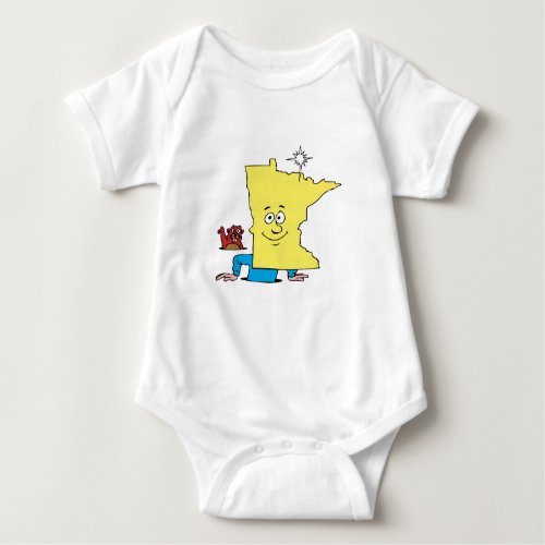 MKhonsuk's tweet photo. Minnesota MN Vintage Travel Souvenir Caricature Ba Baby Bodysuit https://t.co/VZQF9T4bNX via @zazzle #Minnesota #MinnesotaGift #Kids #Tshirts https://t.co/mt6ZpzSnmi