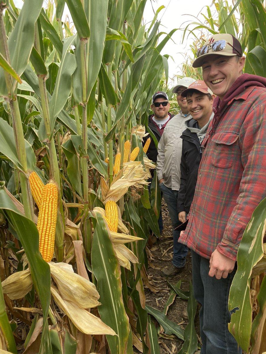 CraigSolomon88's tweet photo. The Eastern Nebraska Team is as positive as it’s ever been. I’ve learned to clarify “not for dryland” isn’t the same for them as everywhere else in the West. Even with tougher conditions, their leaders still look strong. Great time with a great team! @BrevantseedsUS https://t.co/mCAR8hMyyq