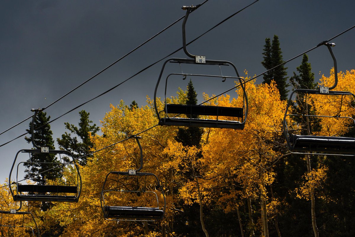 First day of fall brings us one step closer to winter!

We are getting some great pops of color around the mountain, so join us this weekend for some fall fun! Saturday we have the Ski Santa Fe Car Show and live music with Group Therapy. Sunday, live music with The Wild Marimbas.