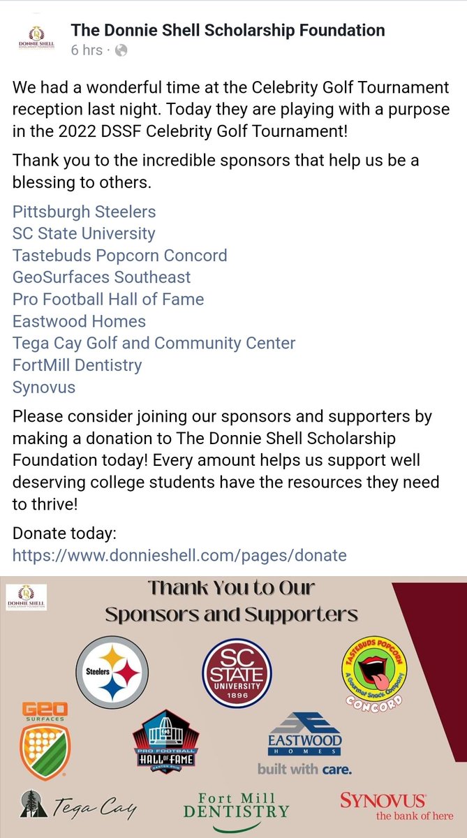 PopstarzPop's tweet photo. We are honored to partner with @donnieshell31 and @thedonnieshellfoundation Phenomenal people, Phenomenal organization! #giveback #donnieshell #scholarships #Steelers #morethanpopcorn #meaningful https://t.co/THruOX2u7s