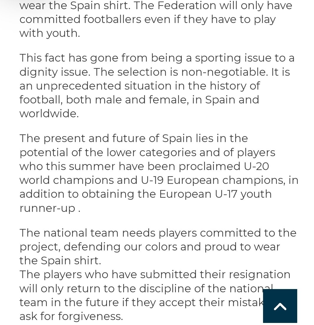 RichJLaverty's tweet photo. Quite the response from the RFEF, who are having none of it. https://t.co/Uvicy5gHir