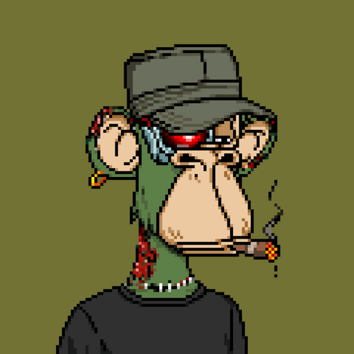 Flea_Virus's tweet photo. @Degenape13 @FFVV1211 @DegenApeClub puff puff puff, get yo own degen ass some #dac #mutant #zombie #cyborg ape smoke #newstrain #monkeyballs send me samples, i select winner winner chicken dinner, liberate my #ape as prize.... https://t.co/nI0DKdLoax