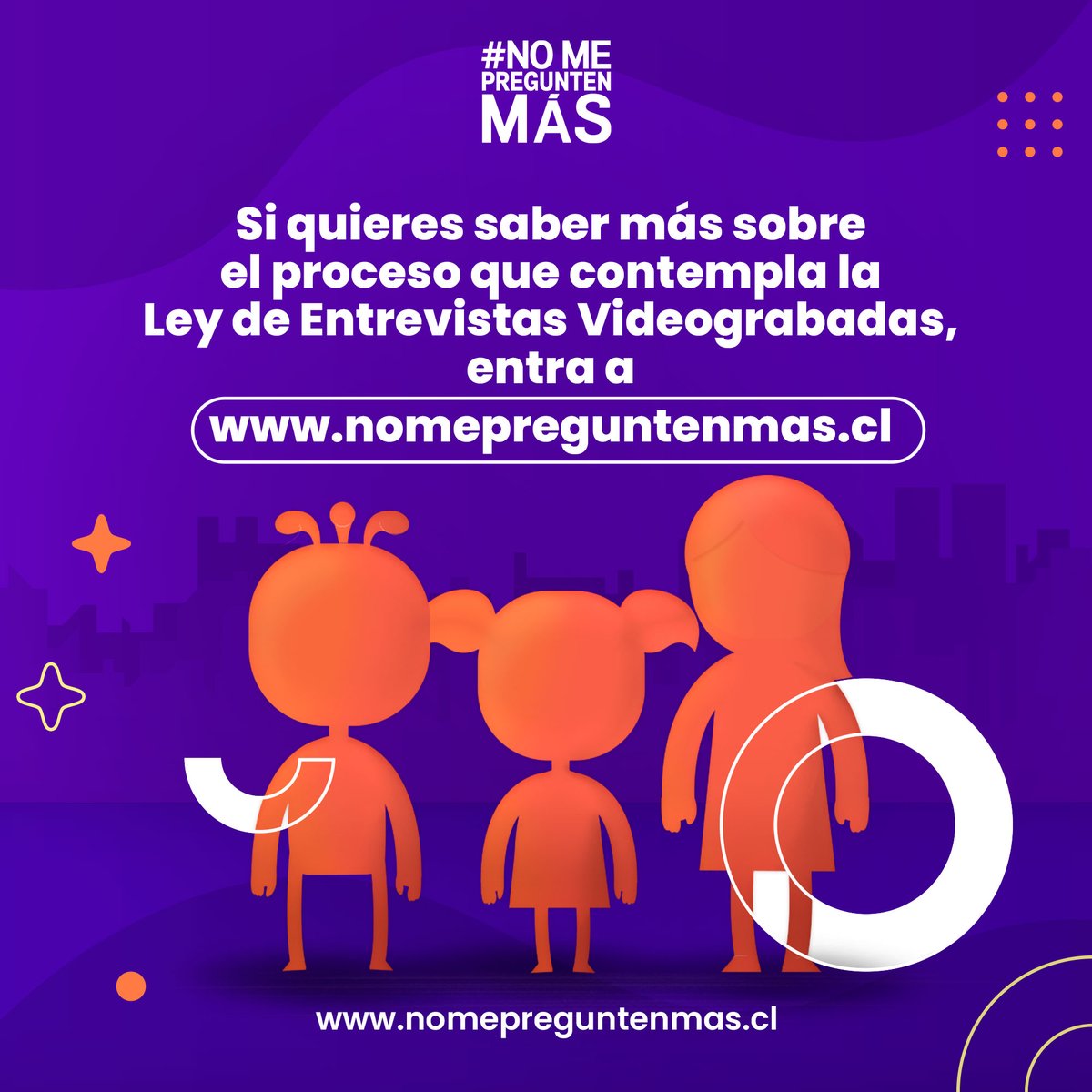 Lee las siguientes gráficas para conocer más sobre los derechos de niñas, niños y adolescentes al momento de realizar una denuncia por un delito sexual.
👉 Conoce más en nuestra web nomepreguntenmas.cl
