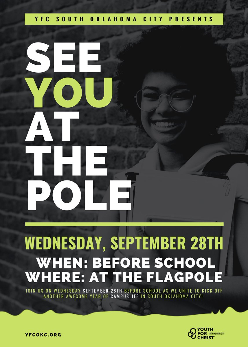 Spent the morning at USH with Principal &amp; former YFC Impact Award Recipient Adam Jewell prepping for the See You At The Pole Rally coming up next Wednesday morning. We are so excited to kick off another year of ministry with some of the best staff and students on the Southside.