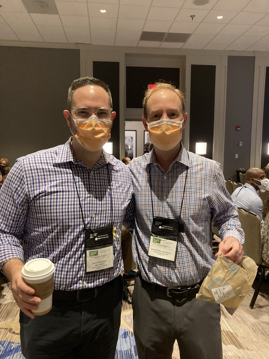 BMT and ID agreeing about antibiotic choices, supportive care, and apparently conference attire. (Photo credit Haley N) #COG2022 #prophylacticplaid #supportivecarewear