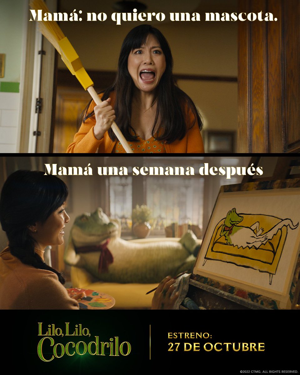 AndesFilmsPe's tweet photo. Seguro que conoces a alguien que dijo lo mismo. 😅 Lilo, Lilo, Cocodrilo, estreno: 27 de octubre, exclusivamente en cines. 🎬

#AndesFilms #Estreno #Cine #Película https://t.co/9jYUBx2Ayy