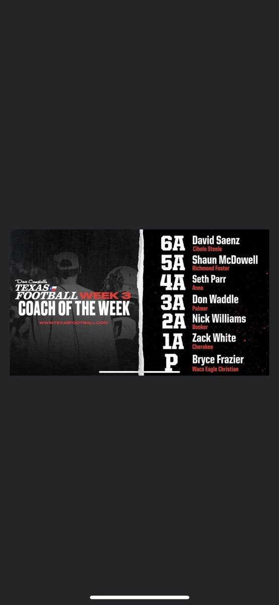 Congrats Coach Saenz and the <a href="/Football_Steele/">Cibolo Steele Football</a> team!  <a href="/SCUCISD/">SchertzCiboloUC ISD</a> <a href="/dctf/">Dave Campbell's — TexasFootball.com</a>