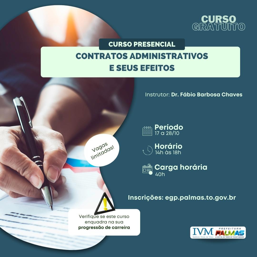 inst20demaio's tweet photo. 👉🏻 O curso tem a finalidade de ensinar conhecimentos práticos sobre os métodos de contratos da administração pública e seus efeitos.

🔗 Inscreva-se: https://t.co/I3HFhuen3H

#servidorpublico #servidorvalorizado #IVMOnline https://t.co/wjvjGgnFpJ