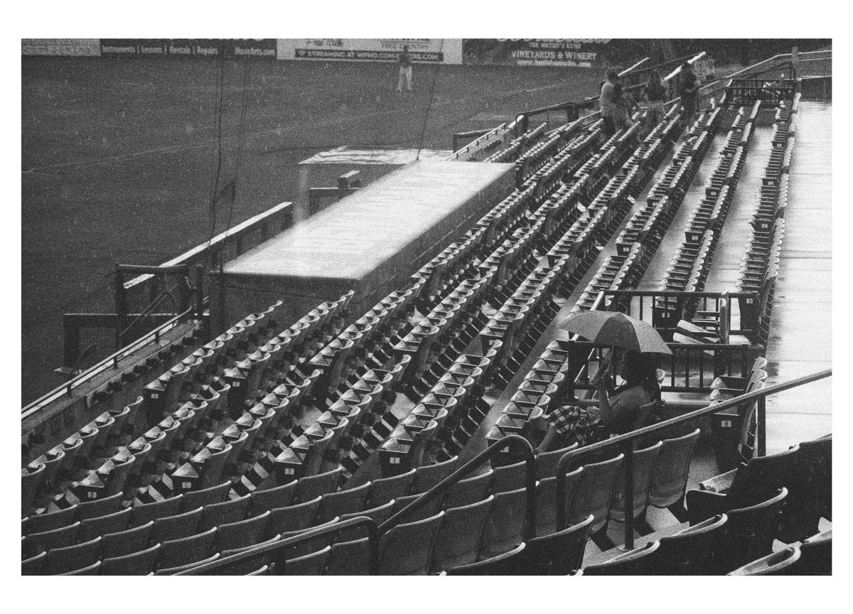 titaniumvisuals's tweet image. rain delay on film