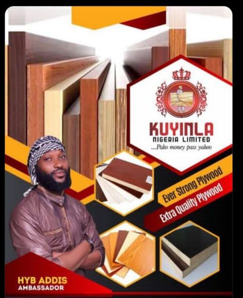 AdepitanOluremi's tweet photo. KUYINLA NIG. LTD.

EXTRA QUALITY PLYWOOD

WORLDWIDE

*LAMINATE PLYWOOD

*HDF BOARD

*SUSPENDED CEILING TILES ETC.

WAREHOUSE: 

• 21, INDUSTRIAL AVENUE, ILUPEJU, LAGOS.

• 43, TOWN PLANNING WAY, ILUPEJU, LAGOS

.• 296, AGEGE MOTOR ROAD, OLORUNSOGO, MUSHIN. https://t.co/sBxpNPAVyM