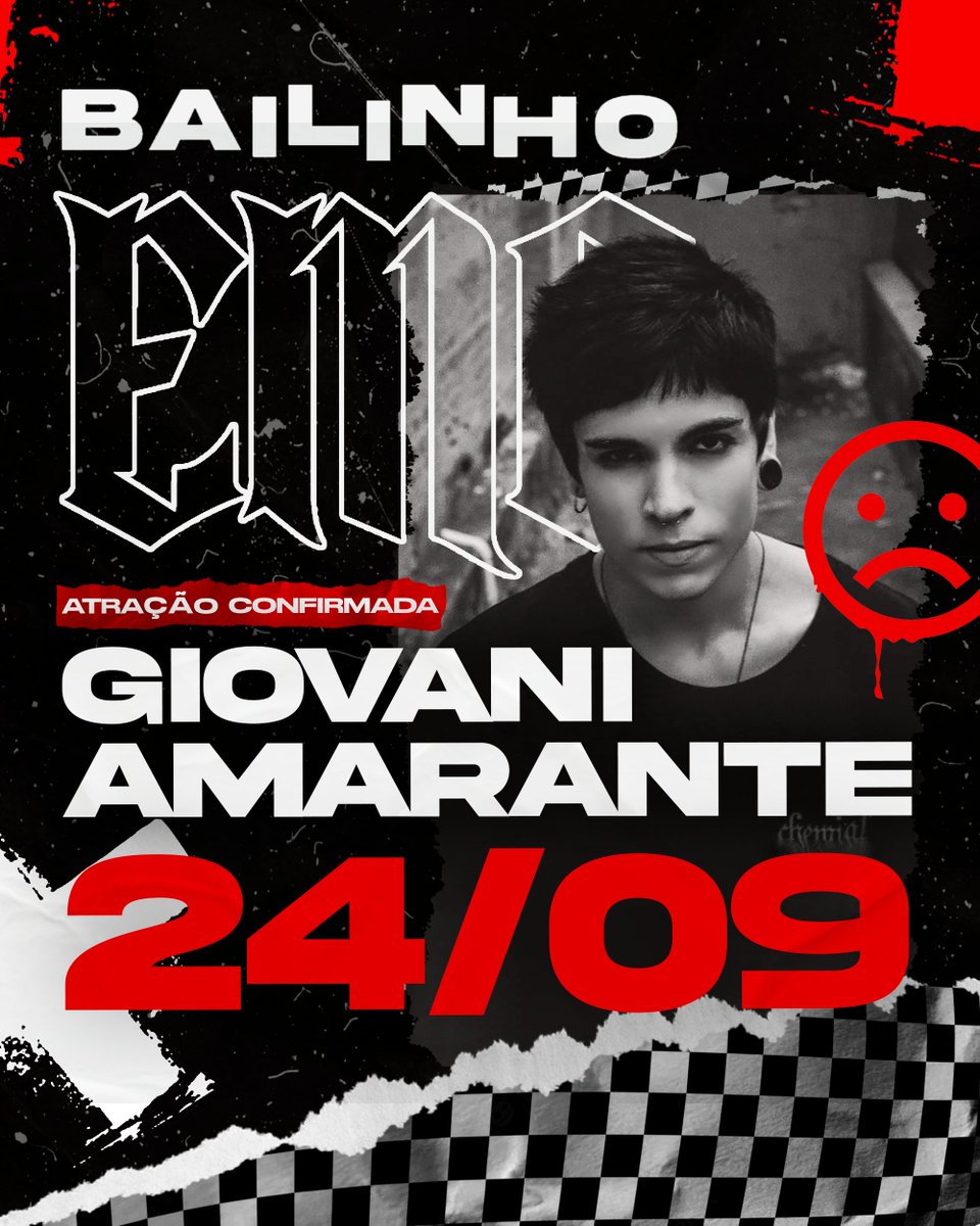 bailinhoemo's tweet photo. Vocês pensaram que era pouca atração? Até parece 🥵
Nosso DJ residente é o confirmado da vez.
O Gio Amarante estará mais que presente no rolê 🤘🔥

Lembrando que é o último lote, hein! Já entra no site da Sympla pra garantir seu ingresso 🎟🤘

#bailinhoemo #emo #campinas #balada https://t.co/XK4LPRSKI8