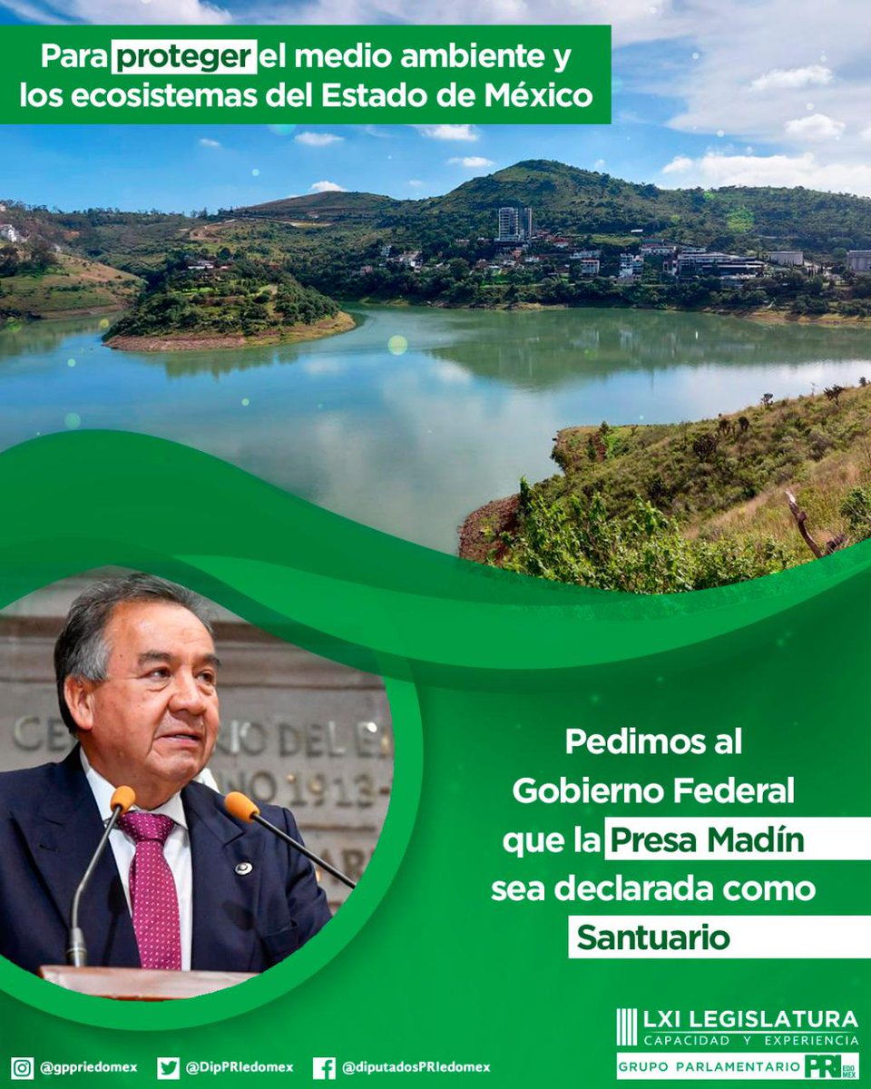 DipPRIedomex's tweet photo. Cuidamos los recursos naturales de las familias mexiquenses. 🏞 #ElGPPRIestáContigo https://t.co/kvm0lJLUJ8