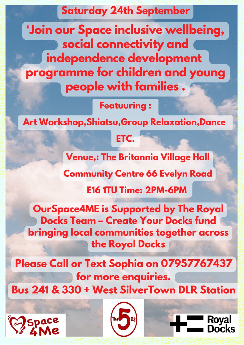 Our Space Well-being and social connectivity event Saturday 24th of September 2022