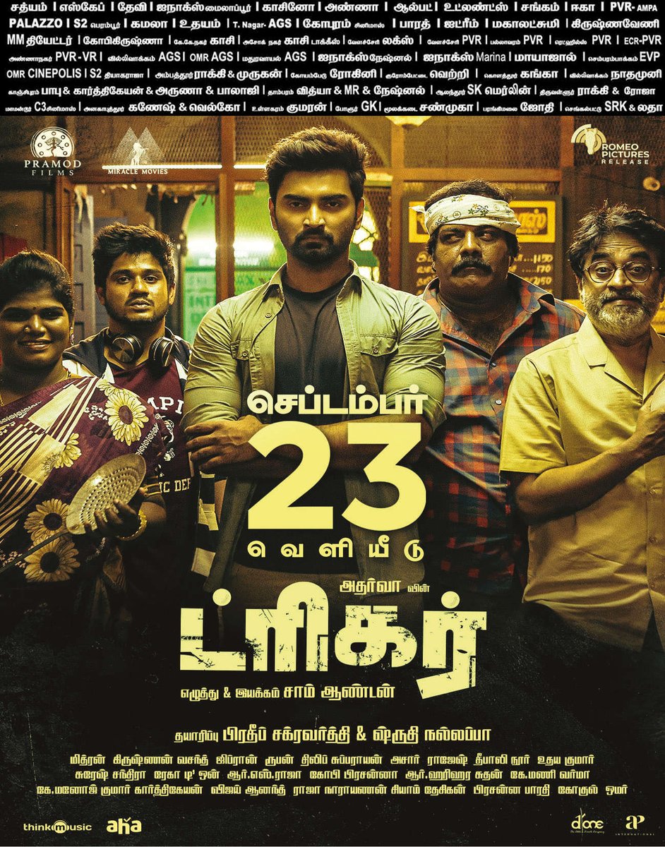 ANTONfilmmaker's tweet photo. #TRIGGER
TRIGGER Is all yours from today ..
We can promise you
" அனல் பறக்கும் சண்டை காட்சிகள்" 😁😁😁😁😐
&
"மனம் உருகும் SENTIMENT காட்சிகள் " 😁😁😁😁😁
WE LOVED MAKING THIS FILM & HOPE U ALL LOVE OUR FILM
PLEASE DO WATCH IN THEATERS https://t.co/fm8HY9w62D