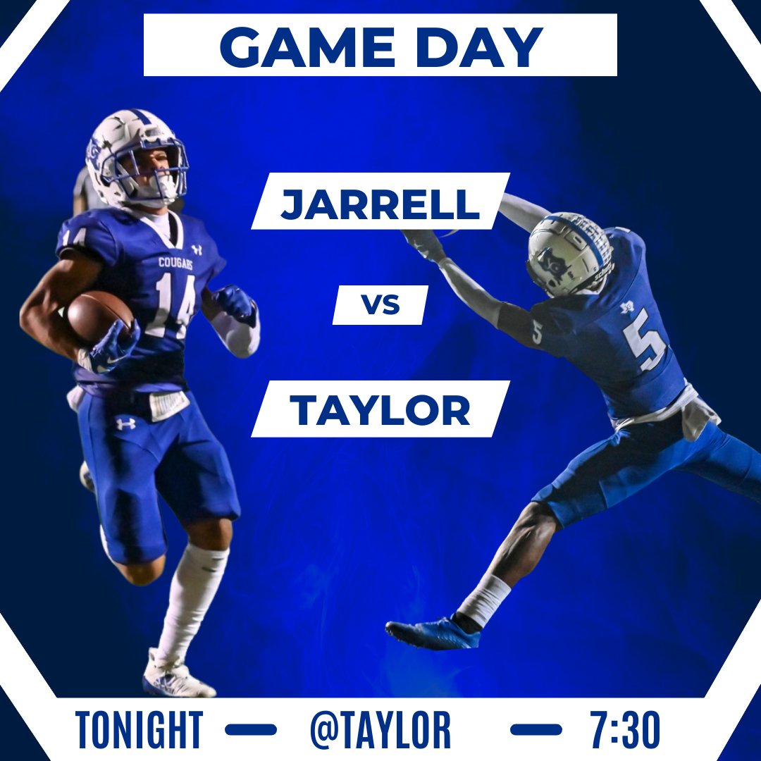 Jarrell_ISD's tweet image. It's football time!🏈
Let's go, Cougars! 
Use this link to buy your tickets🎫: bit.ly/3SnDUWO
#txhsfb #FridayNightLights!