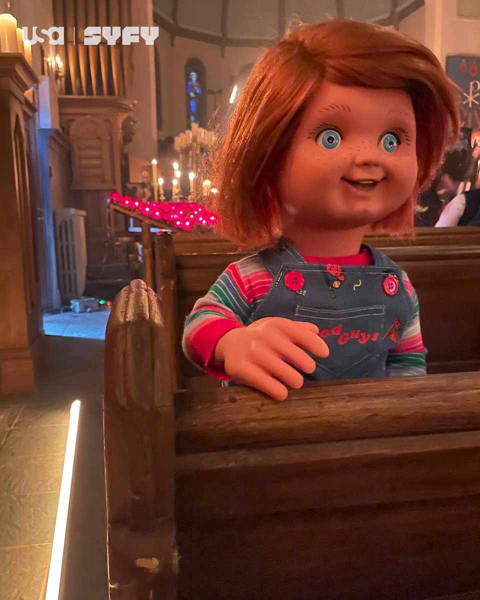 ChuckyIsReal's tweet photo. father, son, and haus of #chucky 😈 @usa_network @syfy https://t.co/VcDP1XLinJ