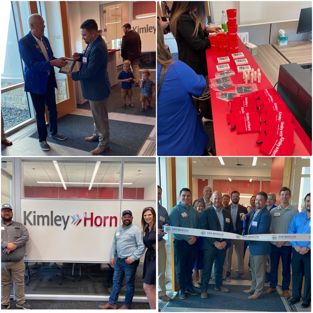 sabrecommercial's tweet photo. Congrats to @KimleyHorn on their brand new San Marcos office! Glad we were able to join for the ribbon cutting!
@DLR_group provided the plans and our professionals brought them to life!✨🛠️
#SabreBuilt #KimleyHorn #SanMarcos #AustinConstruction #GeneralContractor https://t.co/sgqK20cR6D