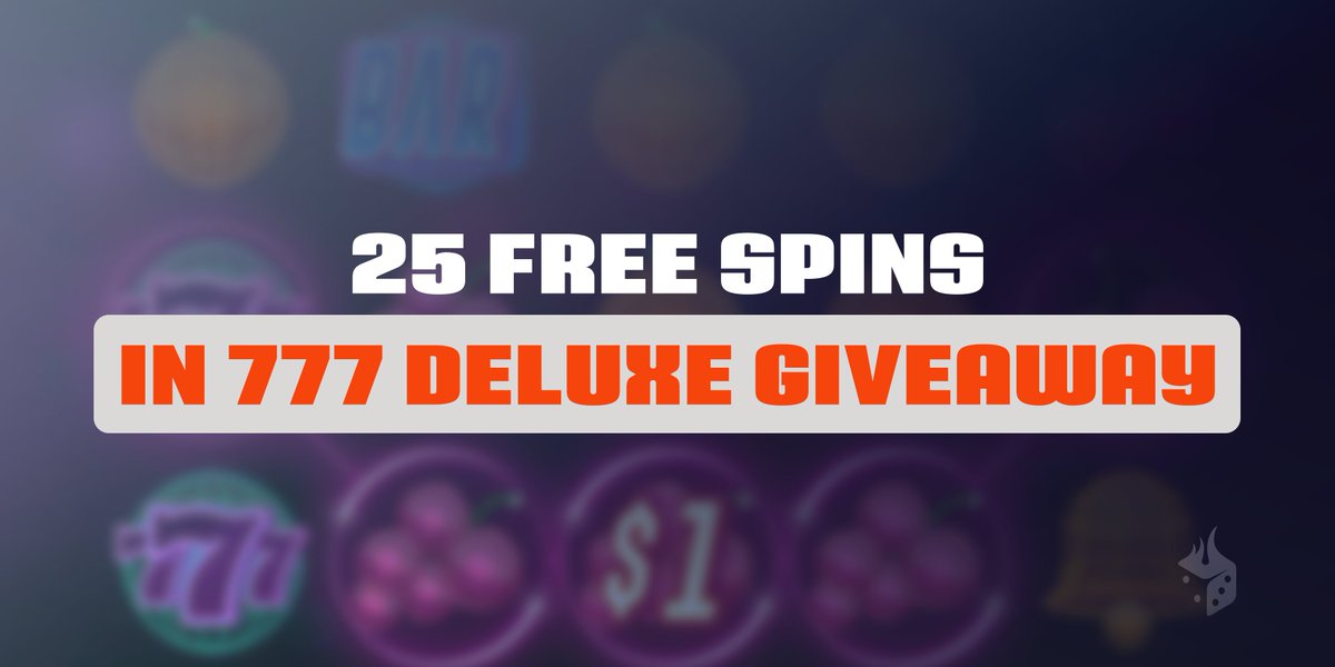 IgnitionCasino's tweet photo. FREE SPINS!🎰🎰🎰
Win 25 Free Spins in 777 Deluxe! 

To enter: 
- follow us on twitter 
- like 
- retweet

This giveaway ends on Monday, September 26th at 11:59PM ET &amp; the winner will be announced on Tuesday, September 27th! Enter now! 

#ignitioncasino #slots #casino https://t.co/S1JPpwHXGM
