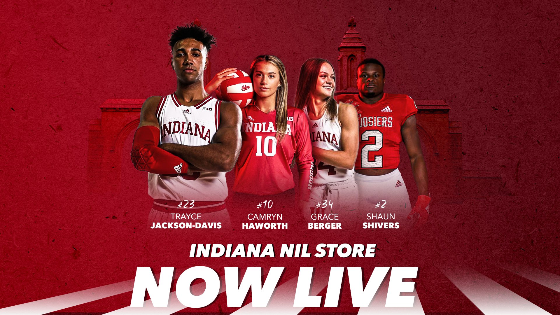 Indiana Hoosiers Adidas Crimson Men's Basketball Student Athlete Jerse -  Official Indiana University Athletics Store