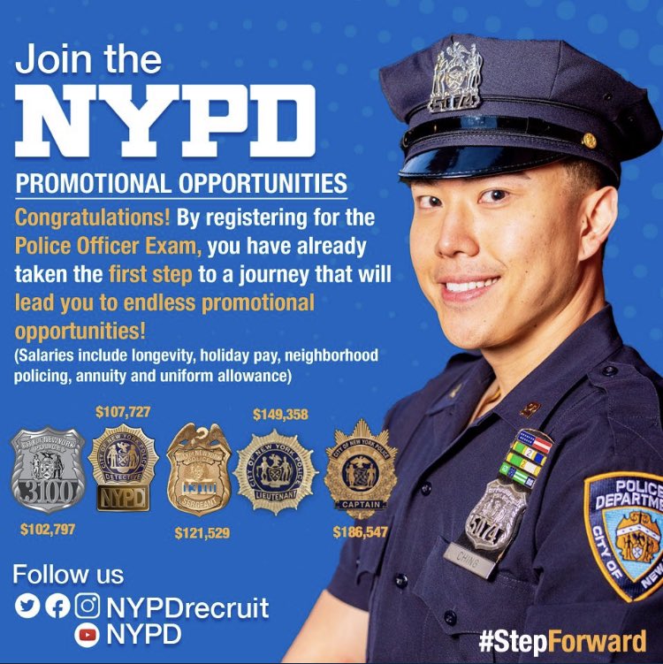 NYPD 122nd Precinct on Twitter "Police Officer Exam is now open