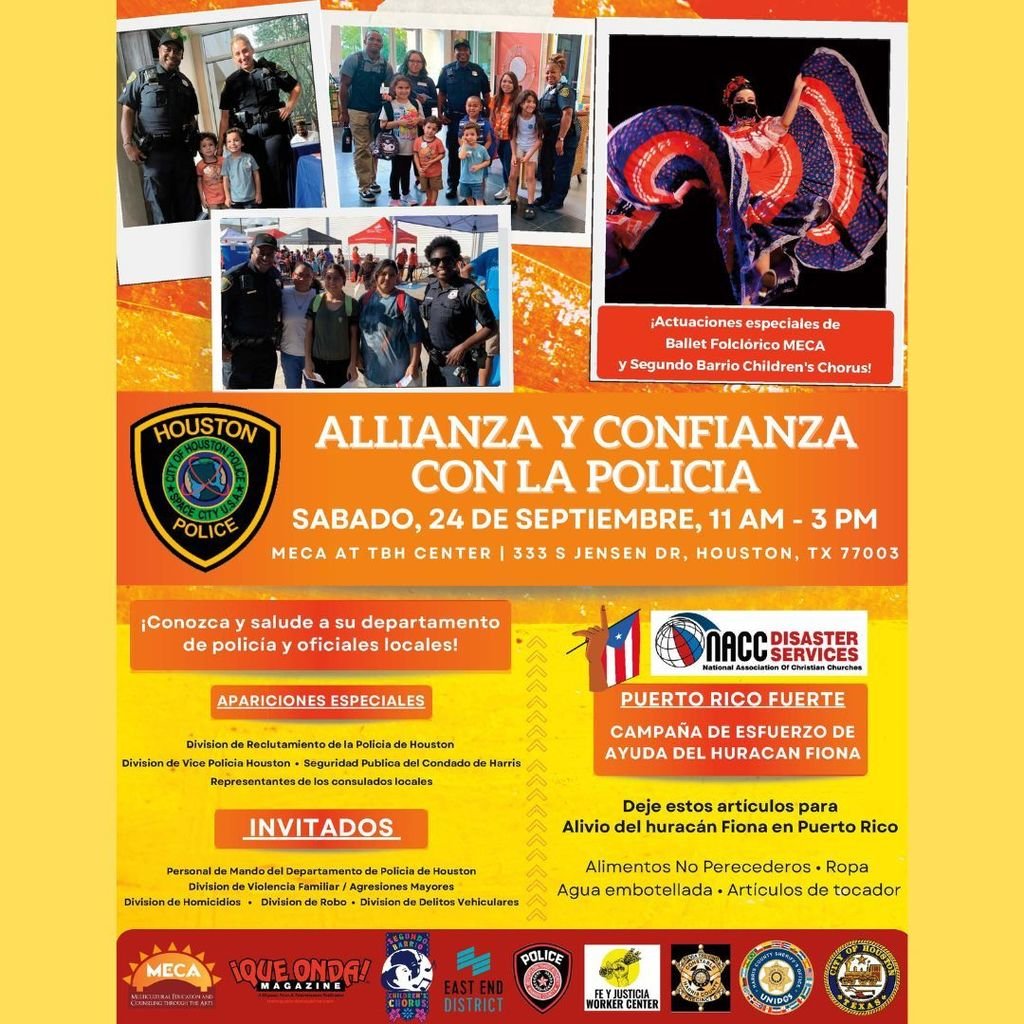 HPD is holding an event to help those affected by Hurricane Fiona in Puerto Rico.  They are collecting items such as bottled water, non-perishable food, clothes, and toiletries.
Saturday, September 24, 2022
11:00 AM - 3:00PM